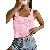 AMWIPE Magical Tank Tops for Women Magic Princess Shirt Magic Kingdom Graphic Tee Holiday Sleeveless Crop Tops