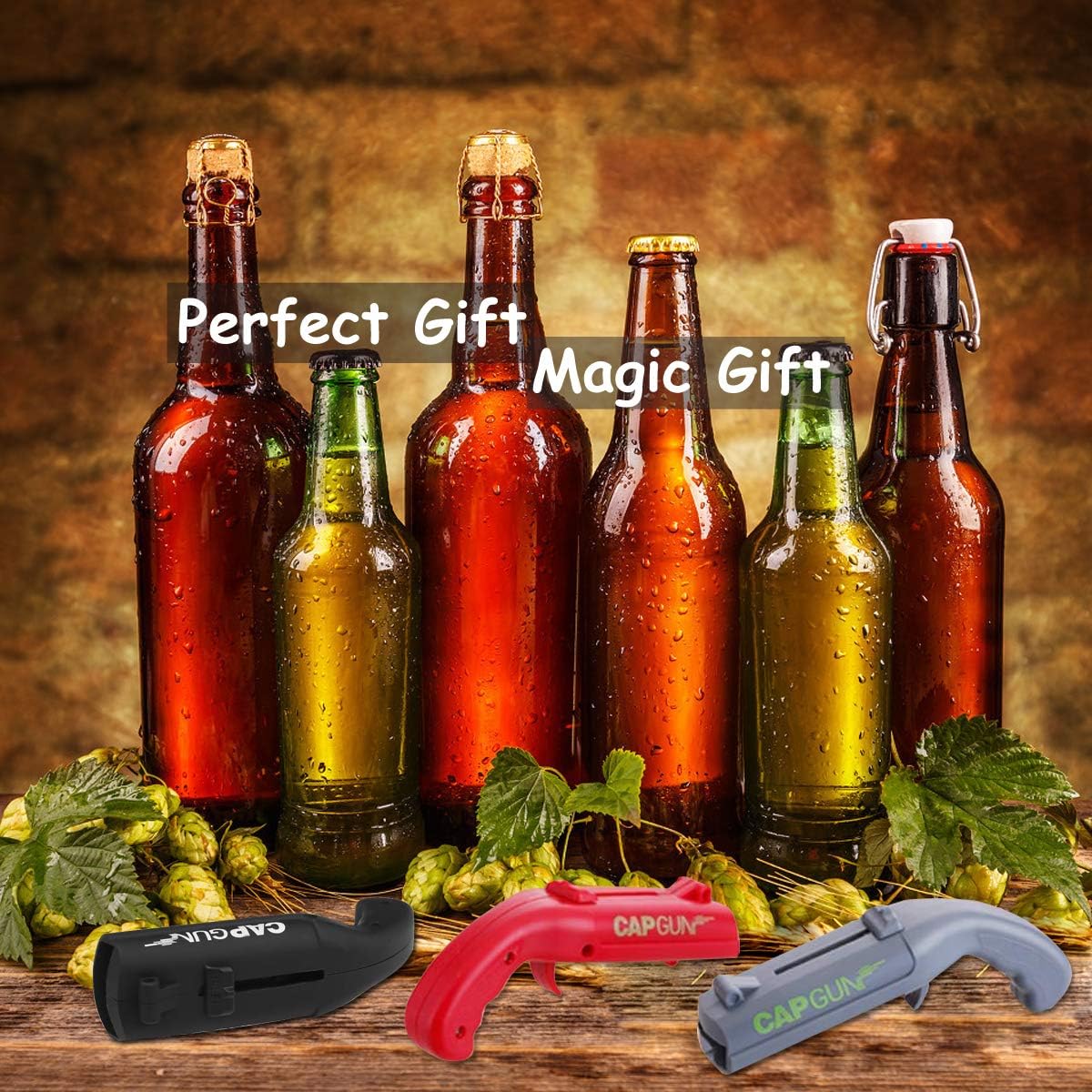 Bottle Openers Red & Grey Bottle Opener Adromy Portable Creative Flying Cap  Launcher Bottle Beer Opener Bar Tool for Home Bar Party Drinking Game Home  elektroelement.com.mk