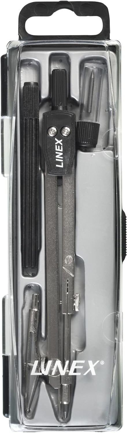 Linex Compass 100552548 Box Set including Knee Joint, Feather with Halter and Lead Box, Set of 3, Black