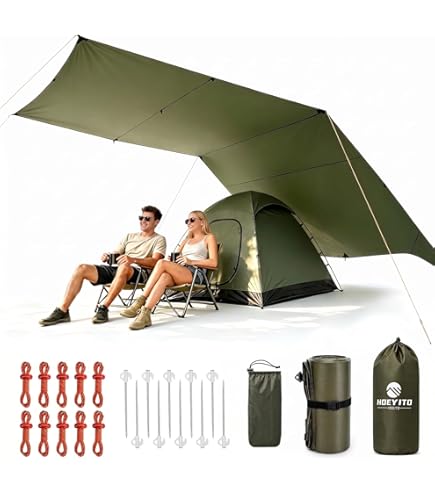 Amazon.com: DD HAMMOCKS - DD Tarp 3x3 - Forest Green - Lightweight