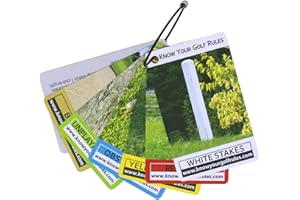 KNOW YOUR GOLF RULES Rule Tags for Your Golf Bag - Golf's Most Common Rules Made Easy | Great for Leagues, Teams, Juniors, tee Gifts | Golf Rules Quick Reference 2024-2025 | in Compliance with USGA Rules