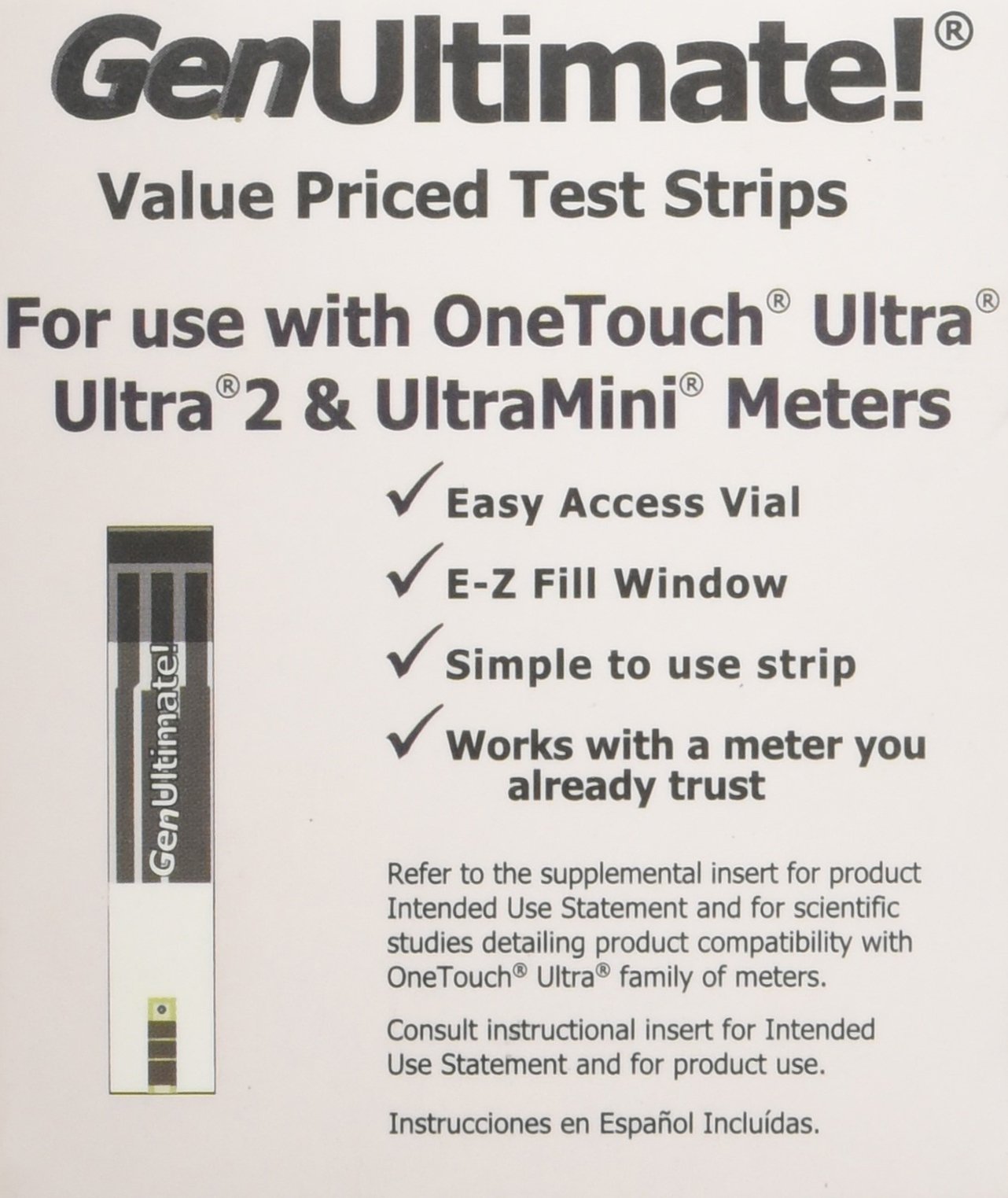 Genultimate Blood Glucose Strips
