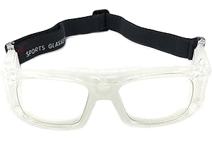 Silfrae Racquetball Goggles Sports Glasses Anti Fog&Scratch Resistant Protective Eyewear With Adjustable Strap