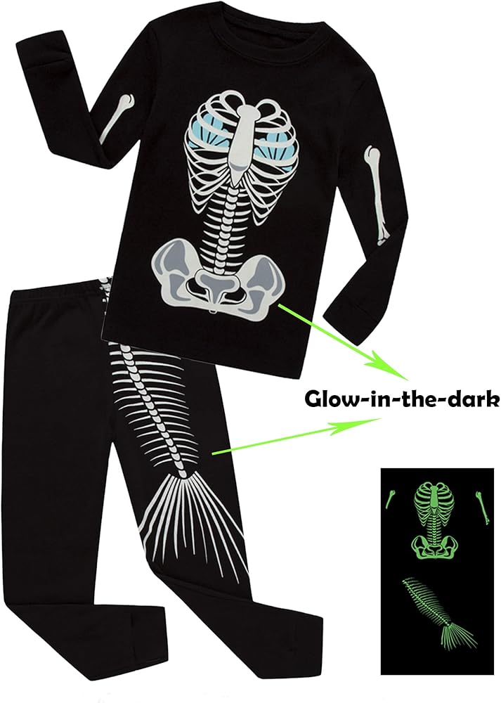 baby boy skeleton pajamas