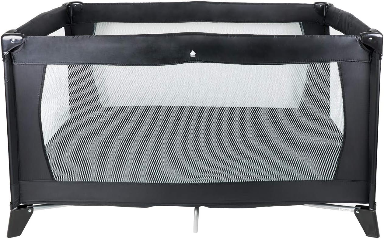 white travel cot