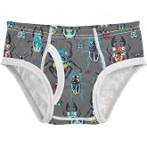 Ollabaky Cute Boys' Underwear 100% Cotton Boys Briefs Soft Toddler Underwear