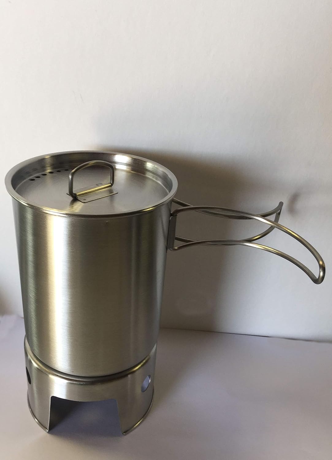 G.A.K New Stainless Steel Canteen Cup with Vented LID and