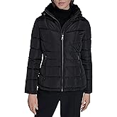 Calvin Klein Women's Hooded Puffer Jacket – Lightweight Quilted Winter Coat With Zipper Pockets