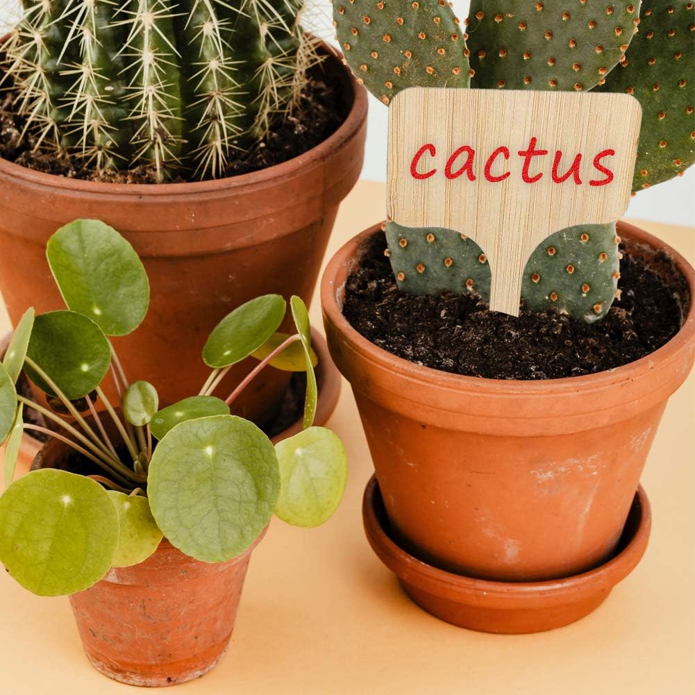 50 PCS Bamboo Plant Labels, Plant Markers & Labels Bamboo Nursery