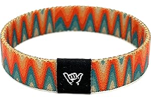 Hang Loose Bands - Southwestern Bracelet for Men, Women & Teens - Comfy Tribal Print and Boho - Western Style Reversible Wristband
