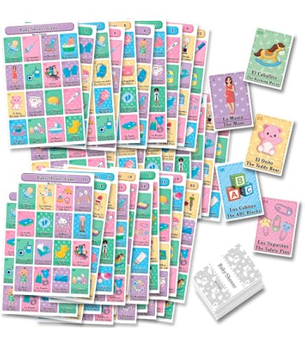 Spanish Baby Shower Prediction & Advice Cards - Set Of 24, Gender Neutral