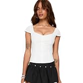 Princess Polly Women's Transcendence Button Up Top