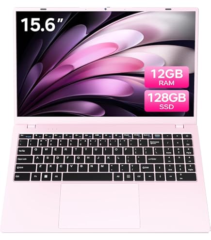 Amazon.com: TRHRO Pink Laptop, 16GB RAM 512GB SSD Laptops with