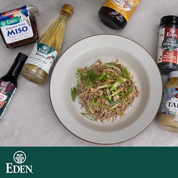 EDEN HOT PEPPER TOASTED SESAME CHILI OIL, UNREFINED EXPELLER PRESSED, 5 OZ AMBER GLASS BOTTLE