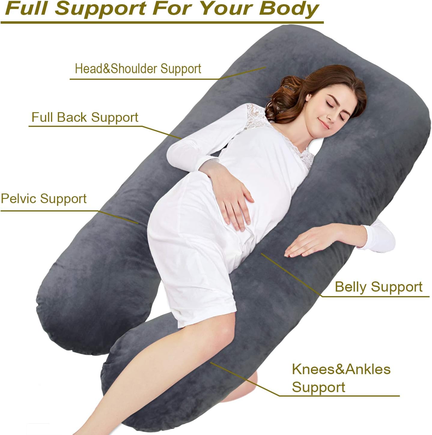Amazon Com Onory Full Body Pregnancy Pillow U Shaped Maternity