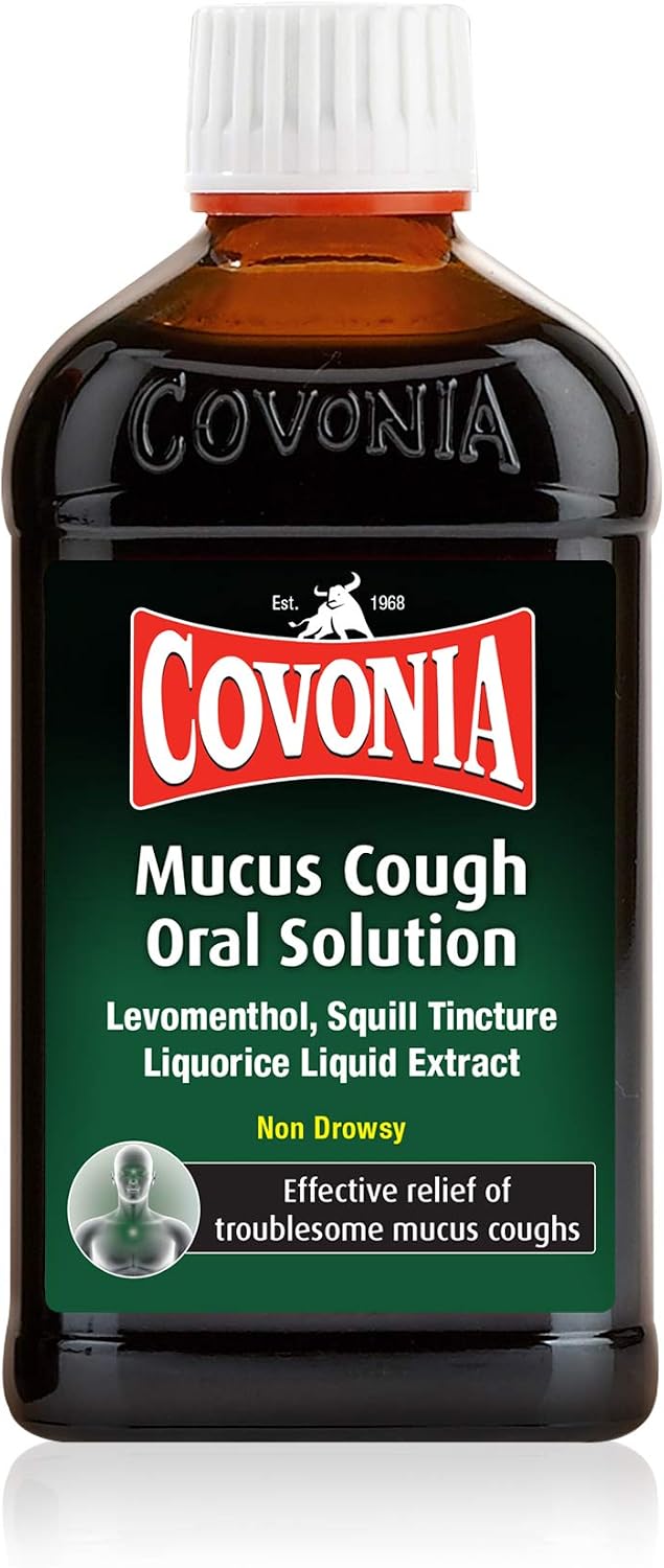 Covonia Mucus Cough Oral Solution for Mucus Cough, 300 ml