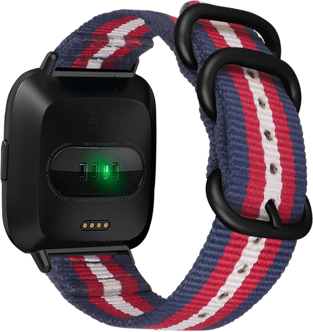 Shieranlee NATO Strap Compatible with Fitbit versa 3 Strap