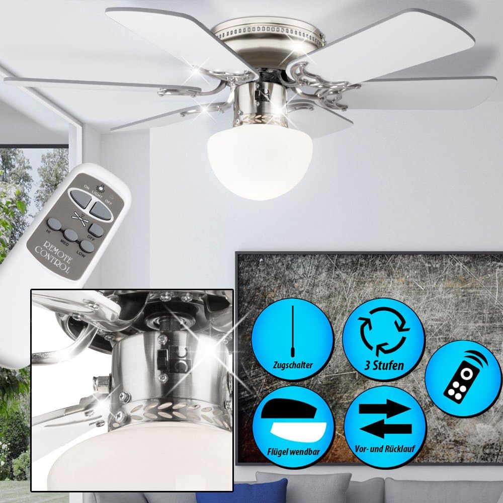 etc-shop Decken Ventilator Raum Kühler Lüfter: Amazon.de: Elektronik