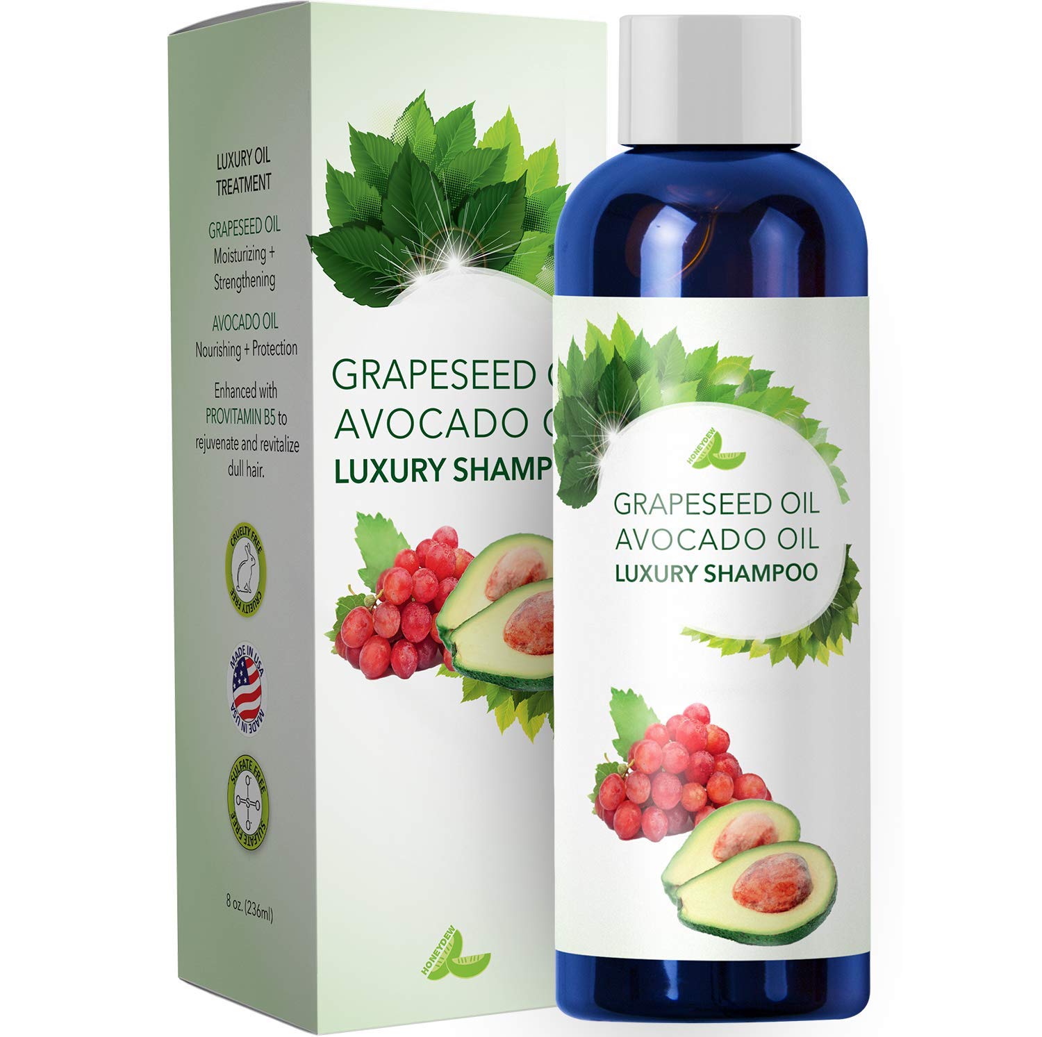 Buy Hair Growth Shampoo For Women And Men With 100 Pure Avocado Grape Seed Oil Shampoo For Dry Hair Dht Blocker Hair Treatment With Antioxidants Smooth Shiny