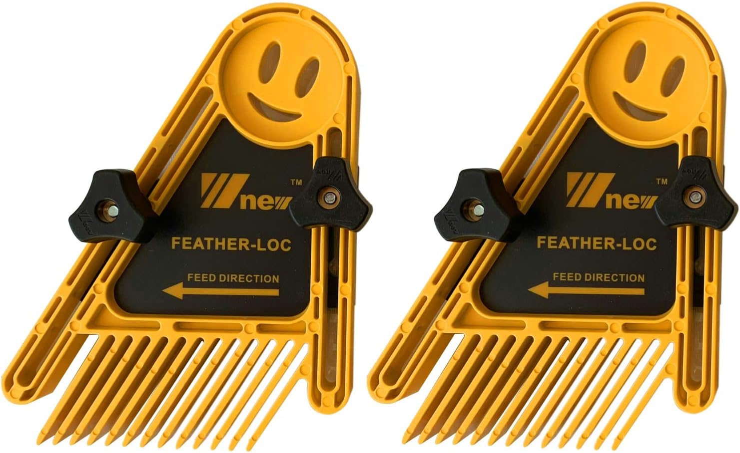 Wnewtools FeatherBoard for Table Saws Band Saws Router Tables Fence preventing kick back,Pack of 2, Original Manufacture