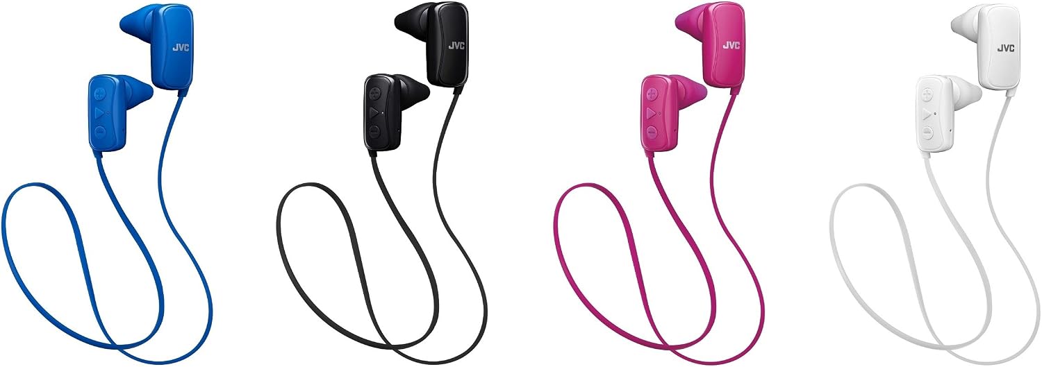 JVC HA-F250BT Gumy Sports Wireless Bluetooth Headphones In-Ear Sweat Proof Resistant Earphones - White, Bianco - Image 4