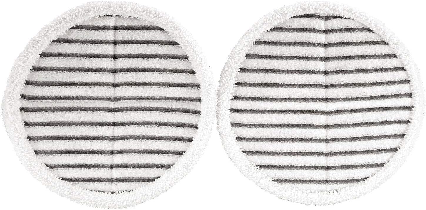 BISSELL Scrubby Pads for SpinWave SpinWave + Vac, 4-Pack, White, 2138, White, Grey