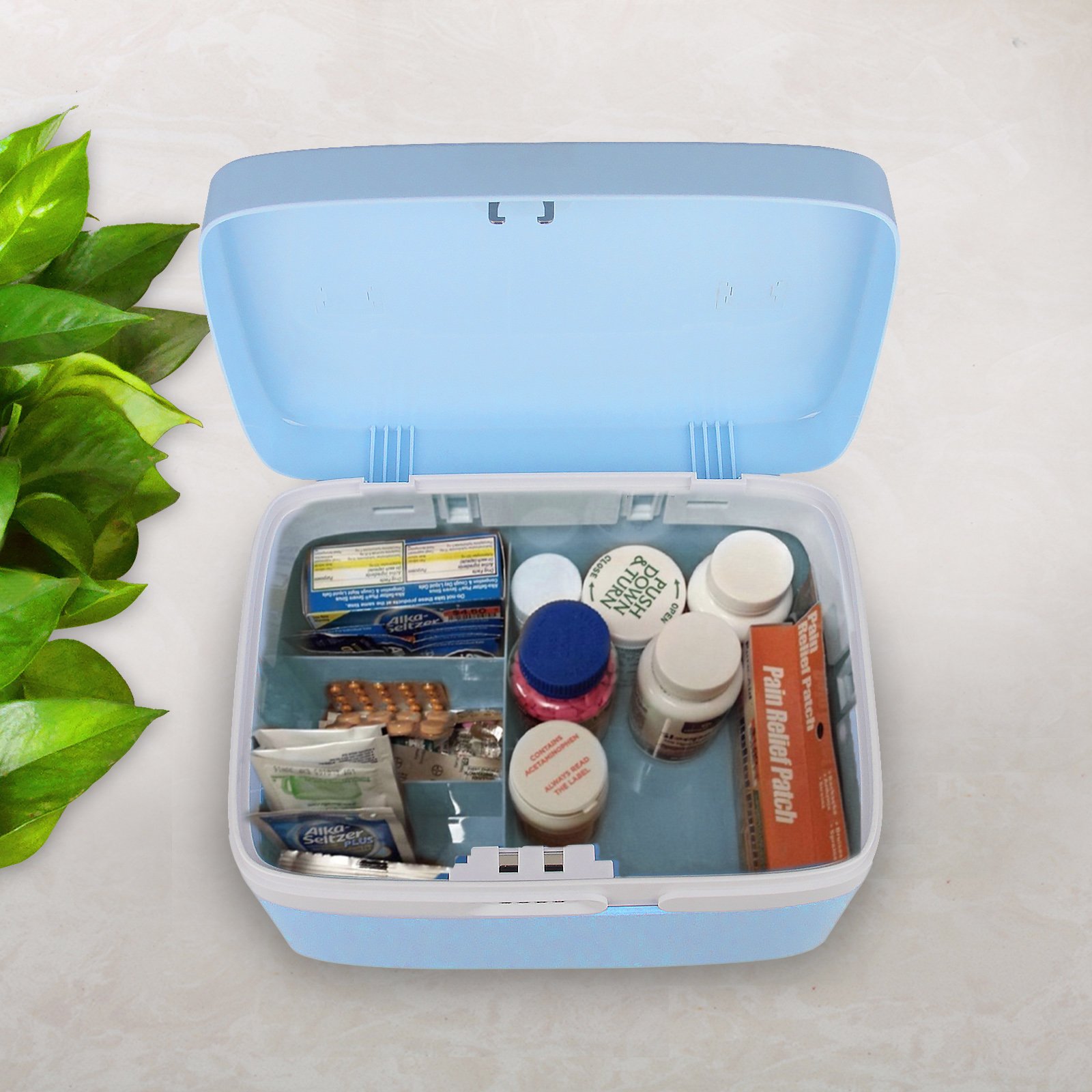 eoere Combination Lock Medicine With Separate Compartments,Locking 712962108228 eBay