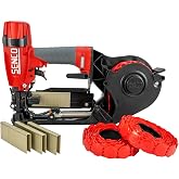 SENCO Pneumatic Cap Stapler | 3/8 Inch Crown | 1-1/2 inch 18 Gauge (CS61H1) | For efficiently completing construction jobs including roofing, underlayment, housewrap and insulation
