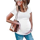 Peauty Women's Maternity Side Ruched Shirts