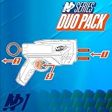 Nerf 2-Pack Foam Dart Blasters with Darts Dual Blaster Set 12 Elite Darts view 6