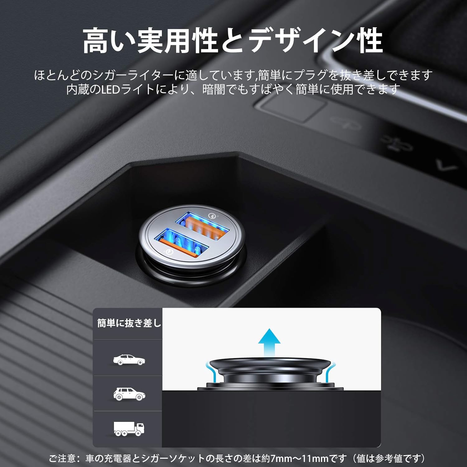 Amazon Co Jp Ainope シガーソケットusb デュアルqc3 0ポート 36w 6a 超小型 すべての金属 高速車の充電器 車usb シガーソケット Usb 急速充電 に Iphone 11 Pro Max Xr X Ipad Air 2 Mini Note 10 9 Galaxy S10 S9 S8 Iqos Glo 対応 ブラック 家電 カメラ