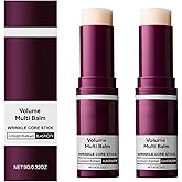 2Pcs Volume Multi Balm, Wrinkle Core Stick, Moisturing Stick, Hydrating, Firming Skin, Suitable for Eyes, Neck, Face