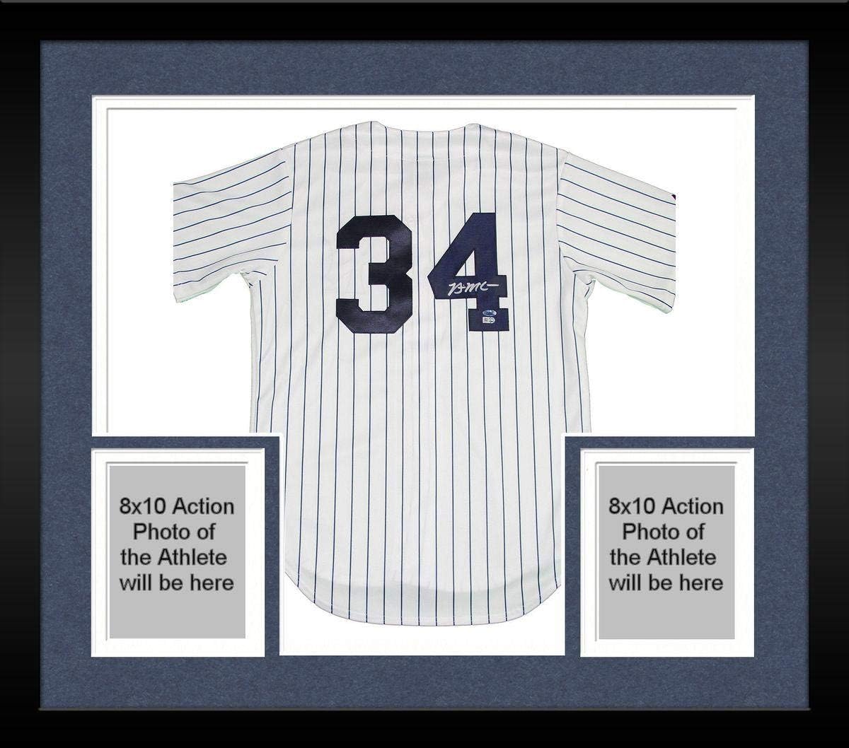 framed yankees jersey