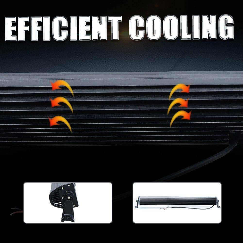 LED Light Bar Nilight 32 Inch 180W Spot Flood Combo LED Driving Lamp Off Road Lights LED Work Light Boat Jeep Lamp,2 Years Warranty: Automotive
