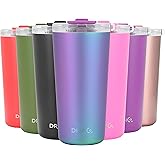 Drinco - 20 oz Stainless Steel Tumbler | Double Walled Vacuum Insulated Mug With Lid, 2 Straws, For Hot & Cold Drinks (20oz Arabian Night, 20oz)