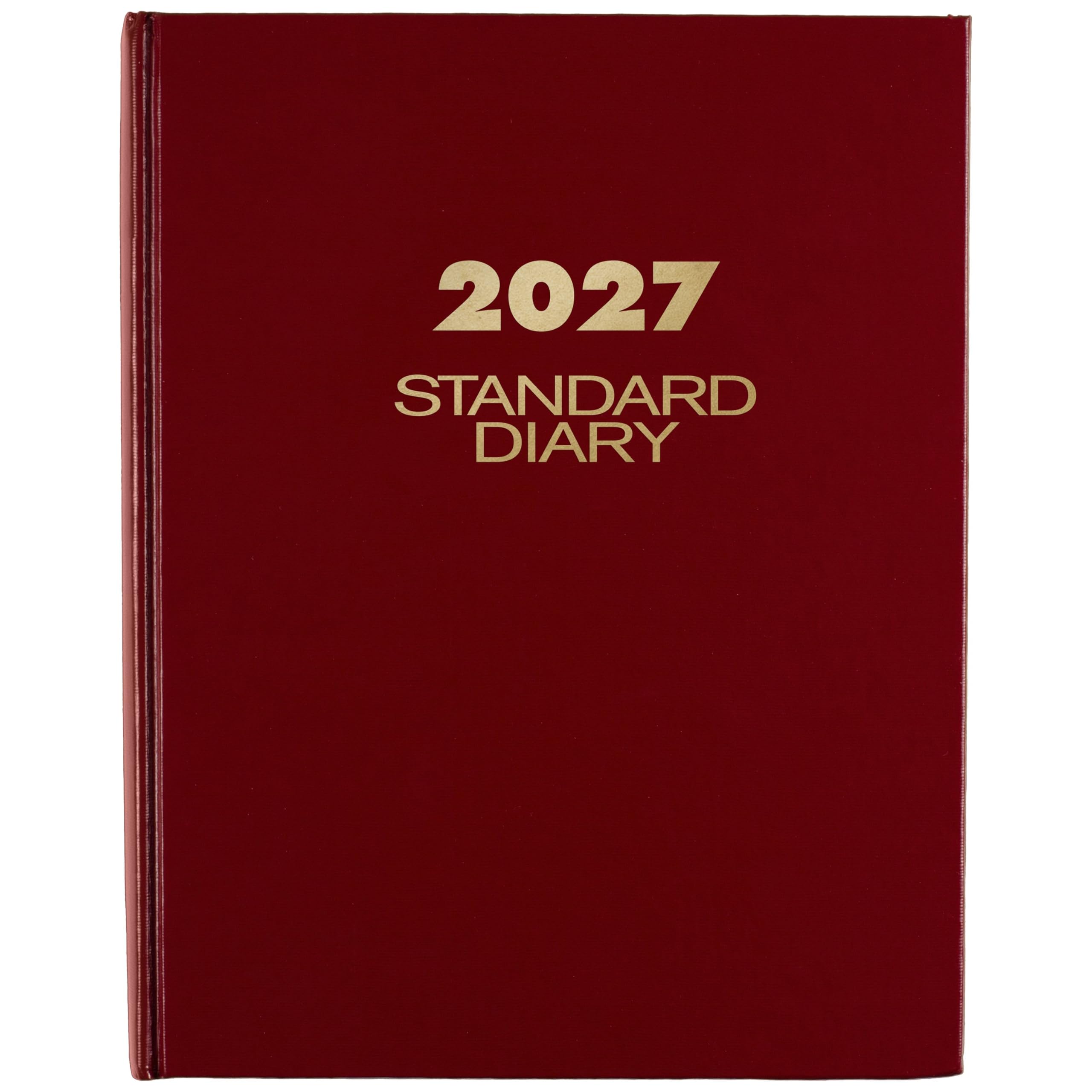 AT-A-GLANCE 2027 Daily Planner, Standard Diary, 7.5″ x 9.5″ Journal, Hardcover, Red (SD3741327)