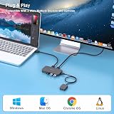 BENFEI USB 3.0 Switch 2 Computers 3x USB 3.0 1x USB-C with Remote view 6