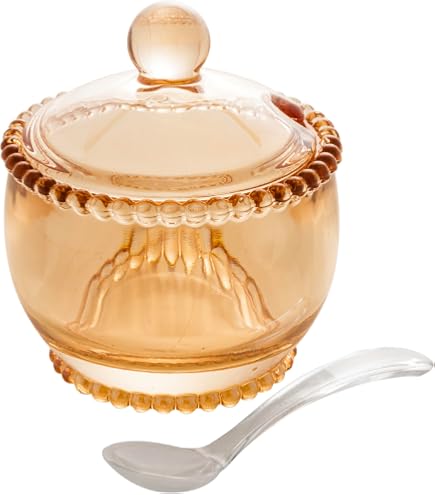 Sugar Bowl With Lid And Spoon, Ceramic Sugar Bowl,Multi-Function Sugar Container Spice Container Salt Jar Condiment Bowls Sugar Jar For Kitchen Storage Organization (Green