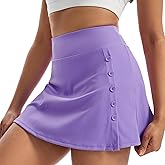 Blaosn Womens Mini Tennis Skirt Workout Athletic Golf Short Pencil Skirts Skort with Pockets Slit Cute Clothes Summer