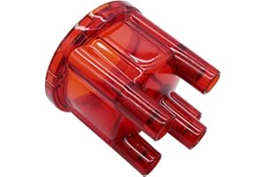 GSKMOTOR Red 009 Distributor Cap Smoke AC905504 Compatible with VW Bug Bus Ghia Buggy