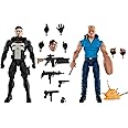 Marvel Legends Series Punisher and Bushwacker, Comics Collectible 6-Inch Action Figures
