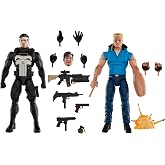 Marvel Legends Series Punisher and Bushwacker, Comics Collectible 6-Inch Action Figures
