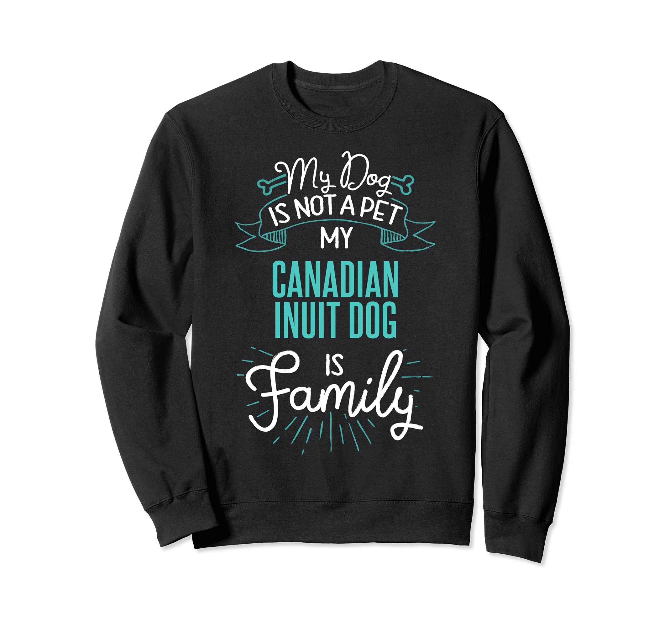 Cute Canadian Inuit Dog Design Family Dog Giftn Sweatshirt