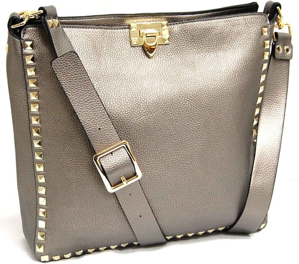 pewter coloured handbags