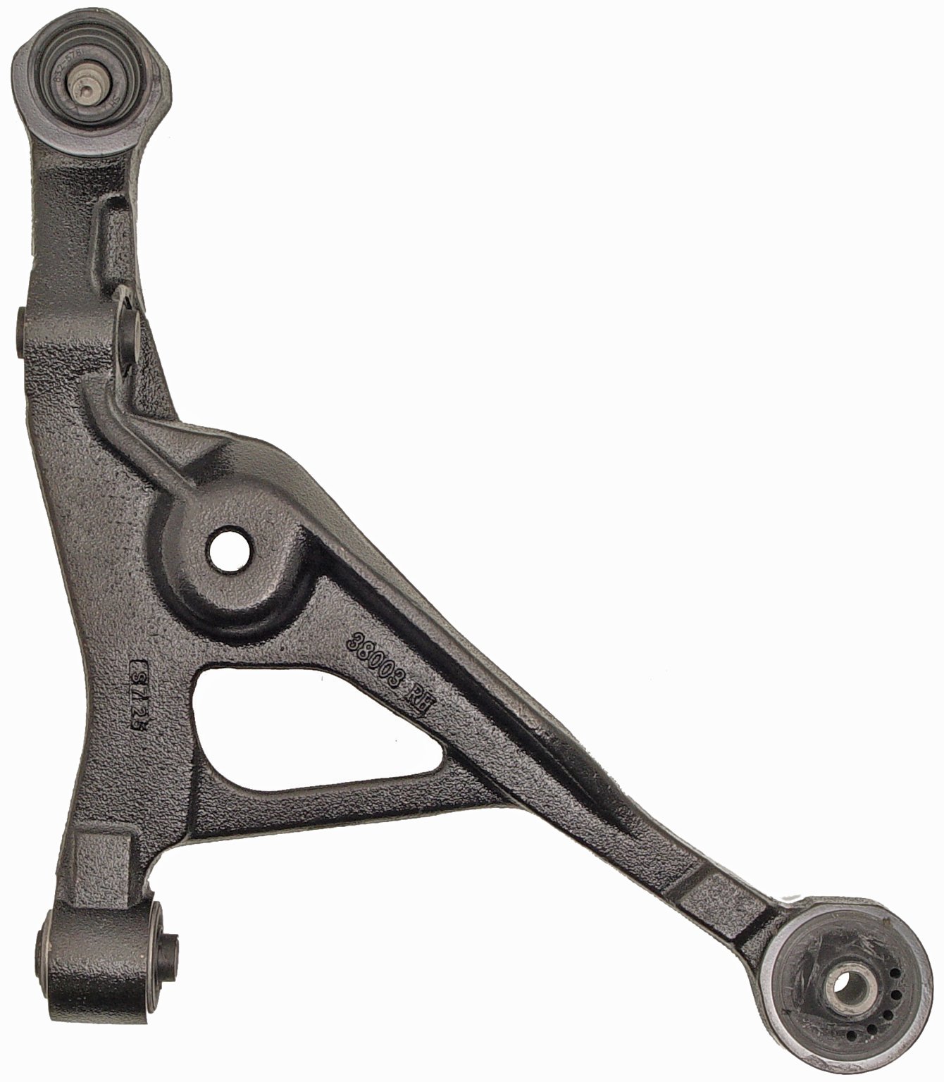 Dorman 520-302 Conjunto de brazo de control de suspensión inferior del lado del pasajero delantero y rótula compatible con modelos selectos Chrysler/Dodge/Plymouth