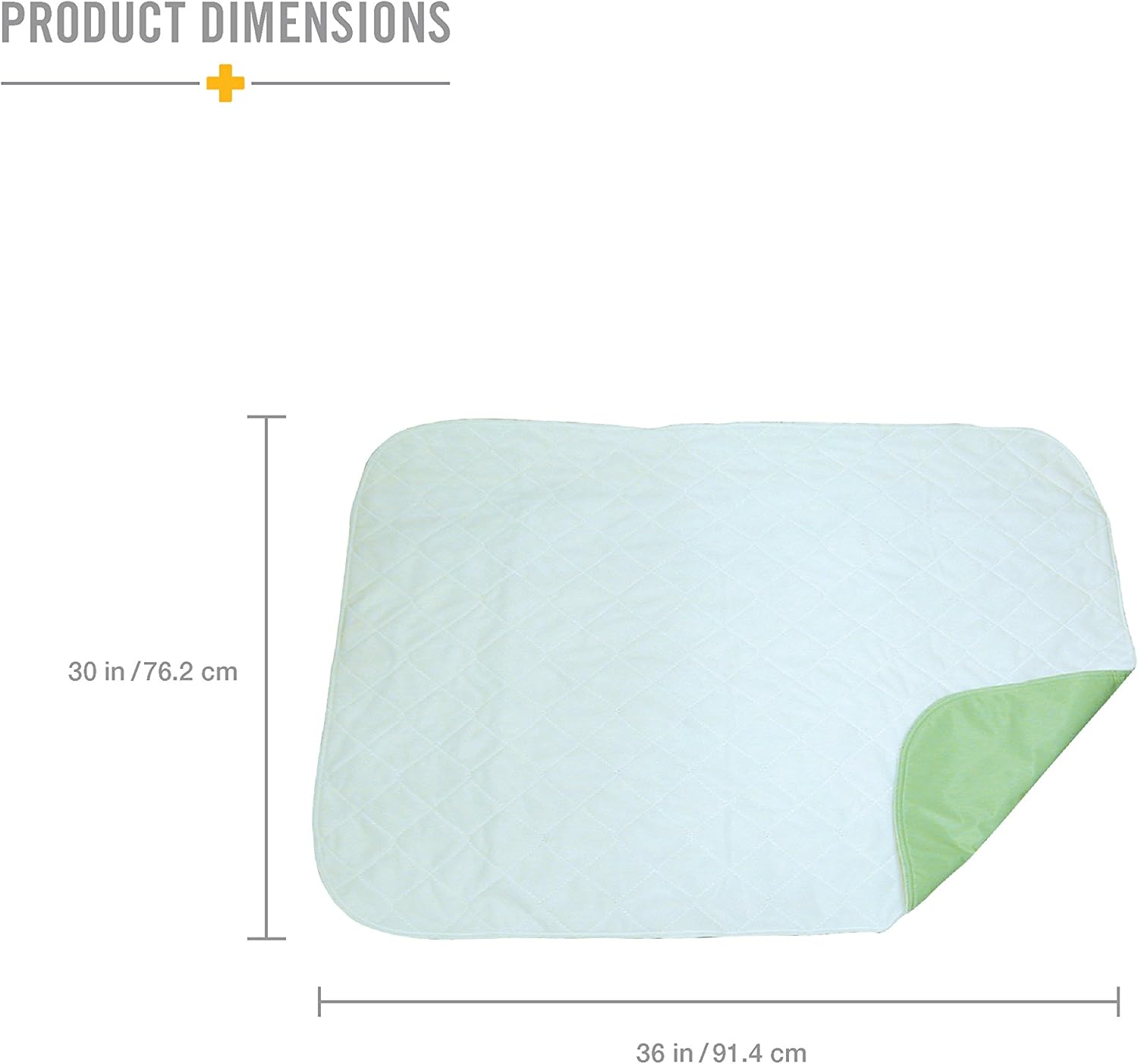 DMI Incontinence Reusable Bed Pad, Washable and Waterproof, 30 x 36: Health & Personal Care
