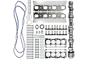 LoftMarte 53021726AE Camshaft MDS Hemi Lifters Head Gaskets Kit Compatible 2009-2016 Dodge Ram 1500 Durango Charger Challenger Chrysler 300 Grand Cherokee Laredo Commander 5.7 V8 MDS HEMI 53022372AA