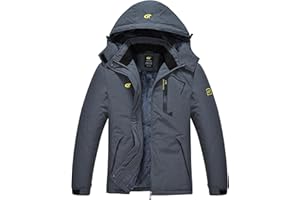 Pdbokew Women's Skiing Snowboarding Jackets Fleece Hood Mountain Snow Coat