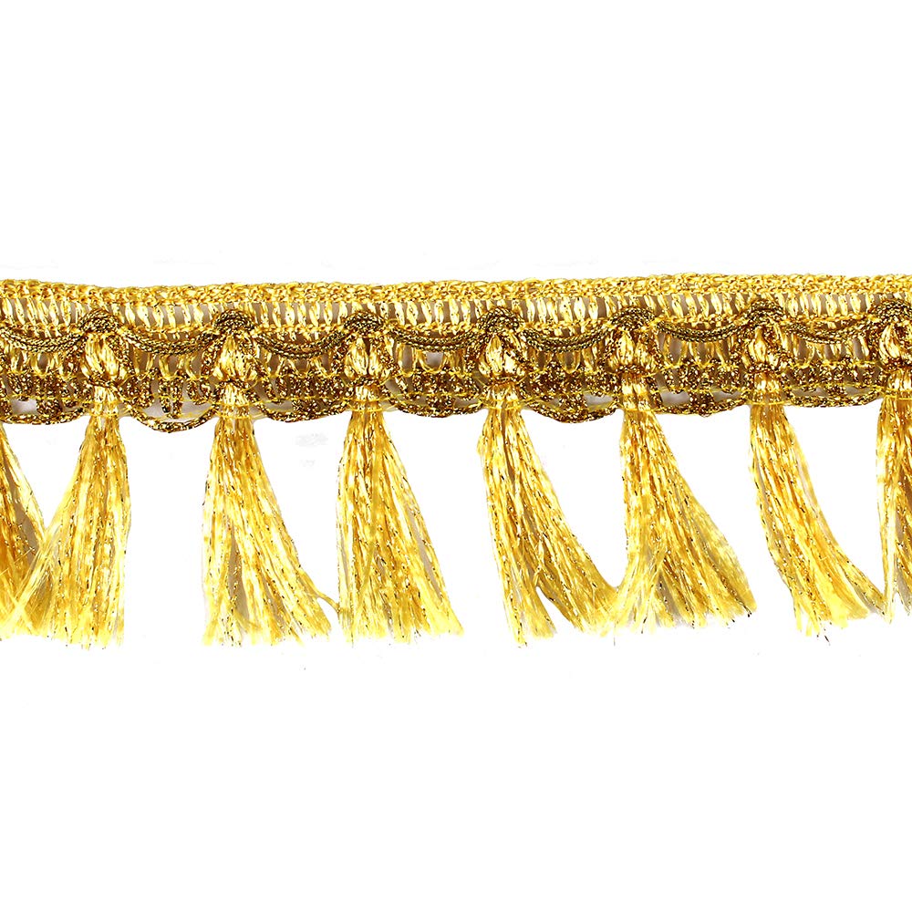 Fringe Trim Emdomo 10yards Gold Curtain Clothes Bags Accessories
