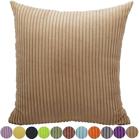 Feileah Cushion Cover Luxury Pillow Cases Soft Corduroy Pillow
